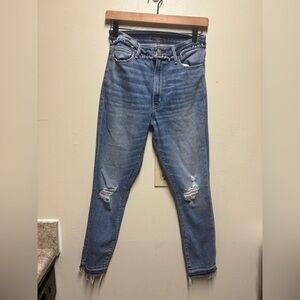 Abercrombie & Fitch Simone high rise ankle jeans 27/4r
